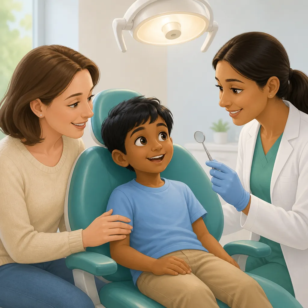 Illustration for The dentist
