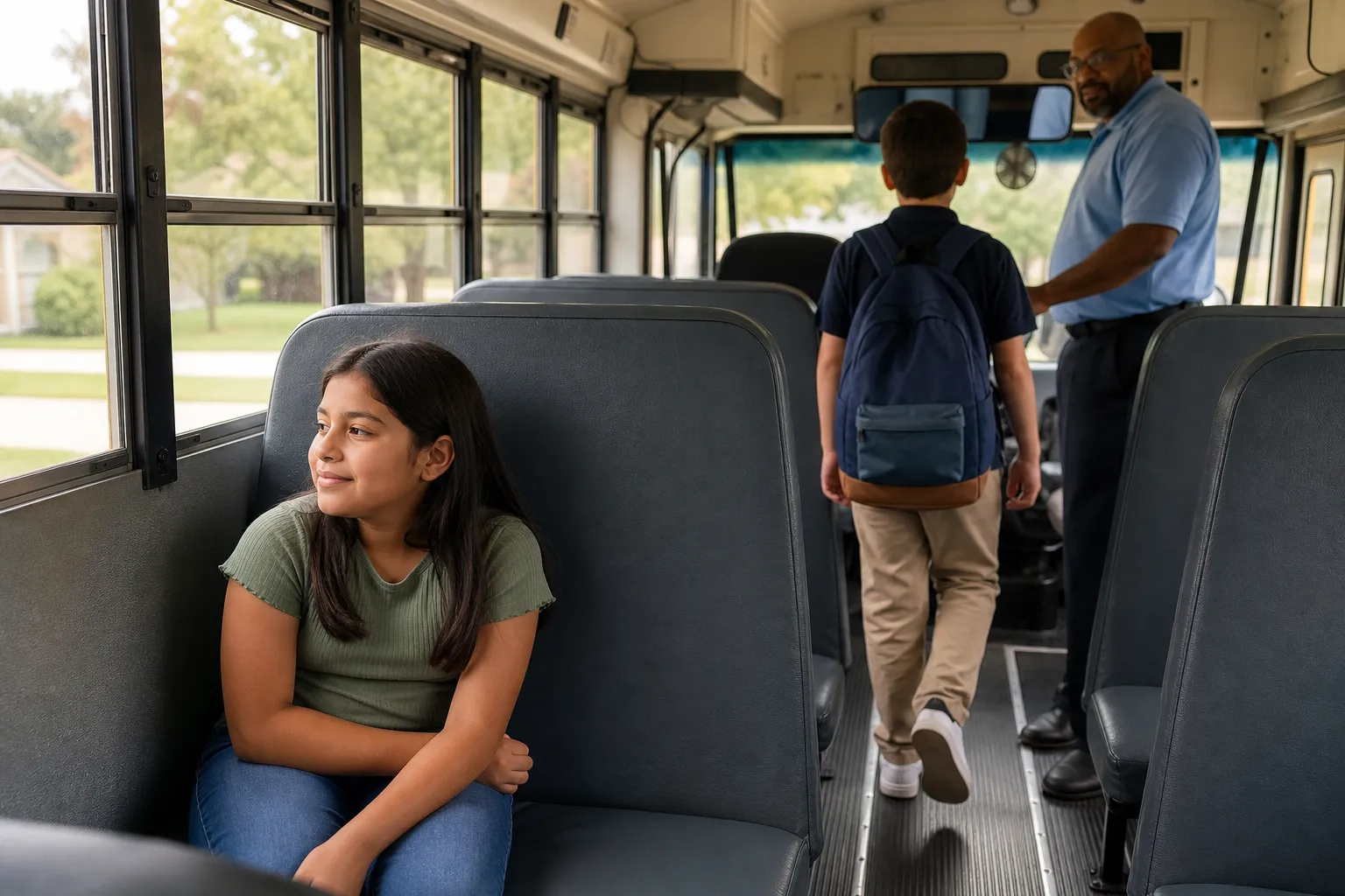 A different moment related to riding the school bus