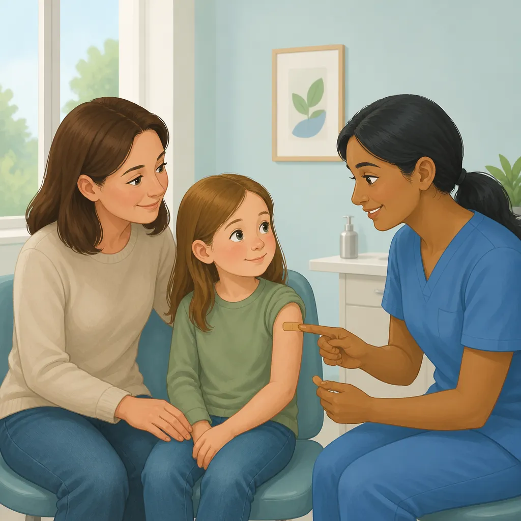 Illustration for A vaccination
